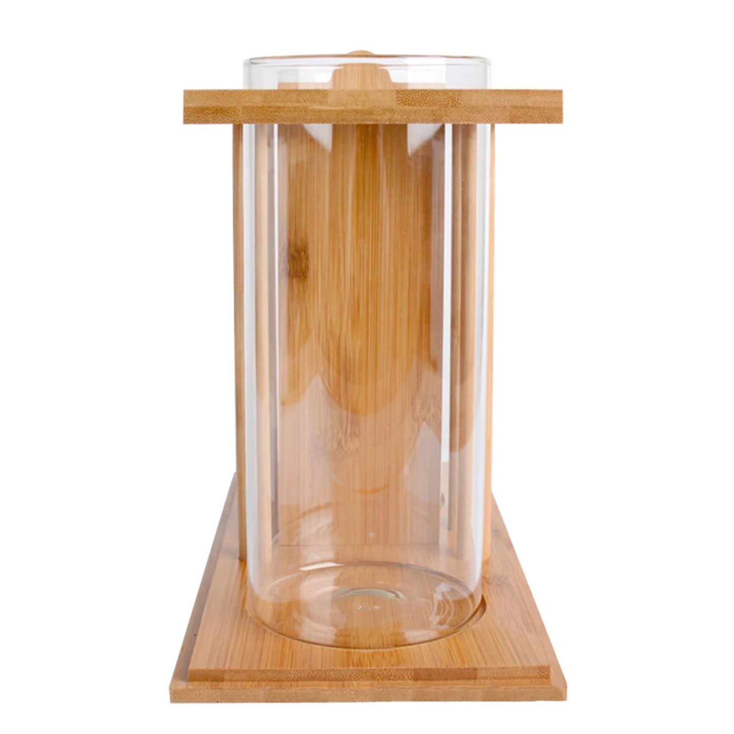 Mini Fish Tank With Creative Bamboo Wood For Small Fish-Such As Gold Fish & Betta Fish