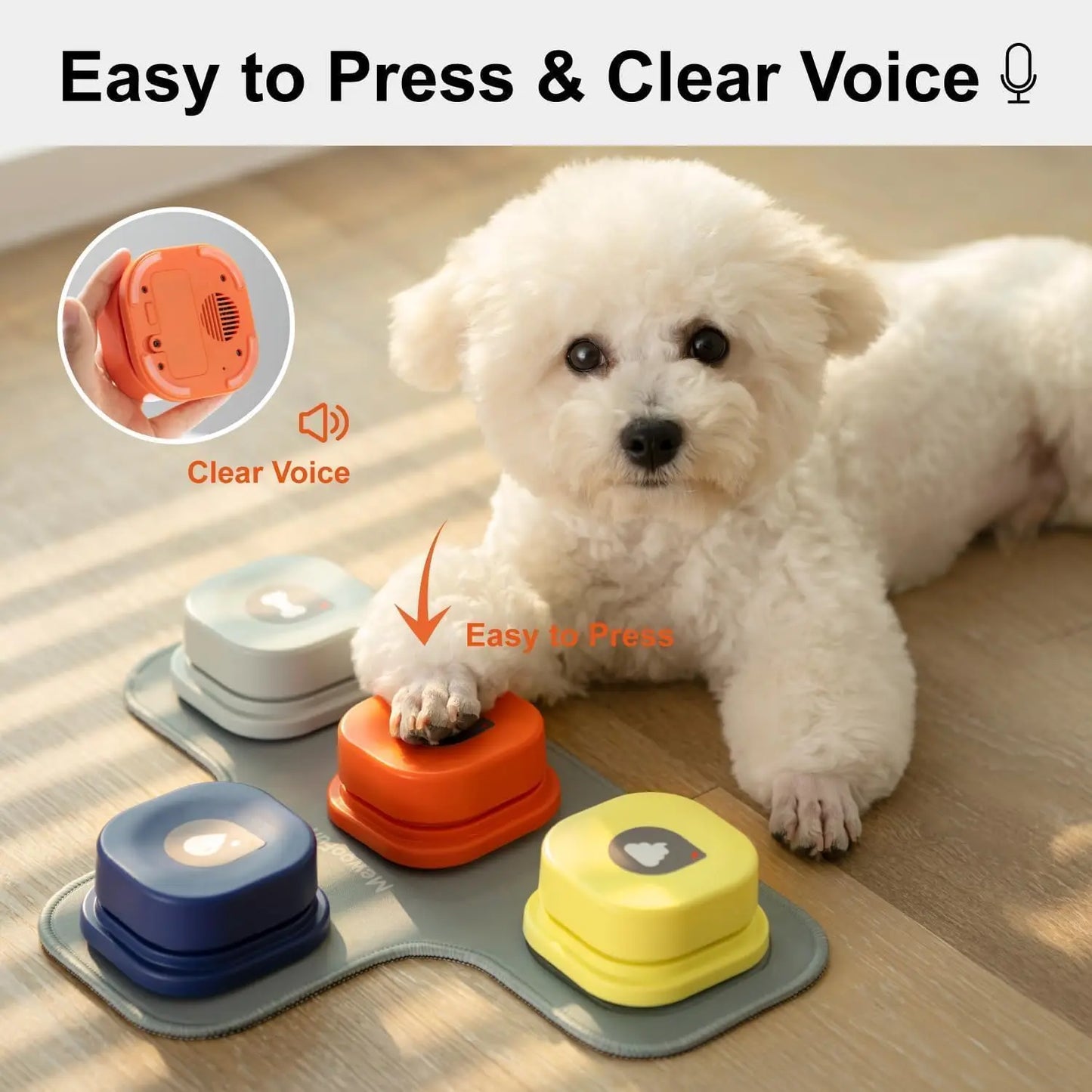 MeWooFun Dog Buttons-The Fun And Easy Way To Teach Your Dog To "Speak"
