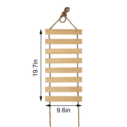 Cat Sisal Or  Wooden Rope Ladder For Step  & Scratcher Post