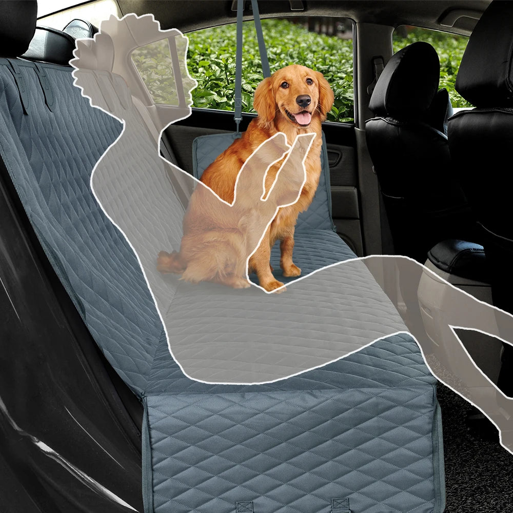 Protect Your Car, Pamper Your Pup-Durable & Waterproof Back Seat Protector Cover