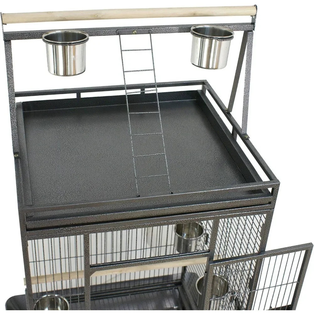 Bird Cage for African Grey Small Quaker Parrot, Parrot, Sun Parrot, Green Cheeked Cone, Dove, Bukit Lovebird