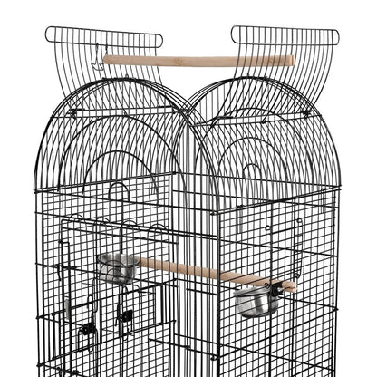 53", 59”, 61", 63", 68" Bird Cage Steel Top play Parrot cages with Rolling Stand