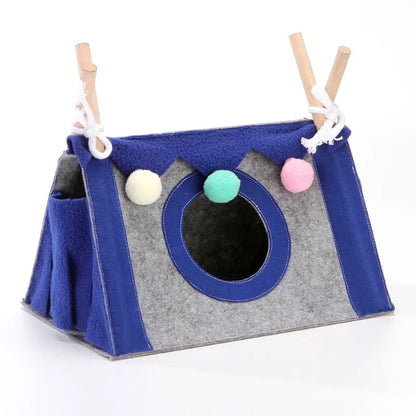 Small Pet Nest Felt Tent Rabbit Nest Hamster House Hamster Cage Large Guinea Pig Cage Guinea Pig Small Animal Bed Accessories