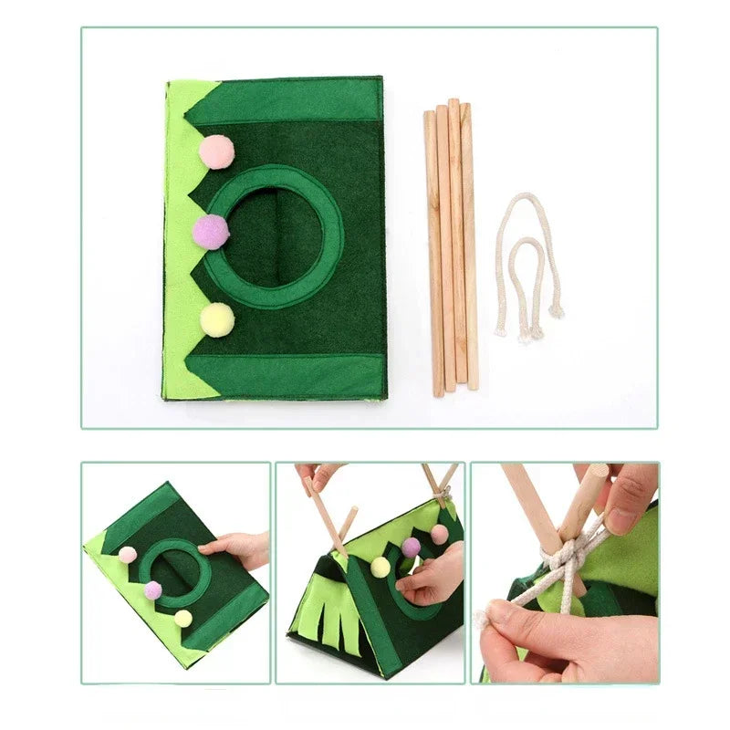 Cozy Felt Nest For Hamsters, Guinea Pigs, Rabbits And Other Small Animals