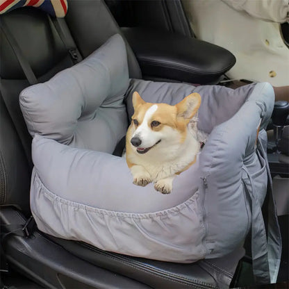 Car Seat with Safety Belt Cushion Washable Travel Mattress for Dog and Cat