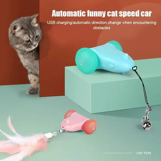Fast, Fun, And Feline-Approved-The Smart Sensor Running Mouse
