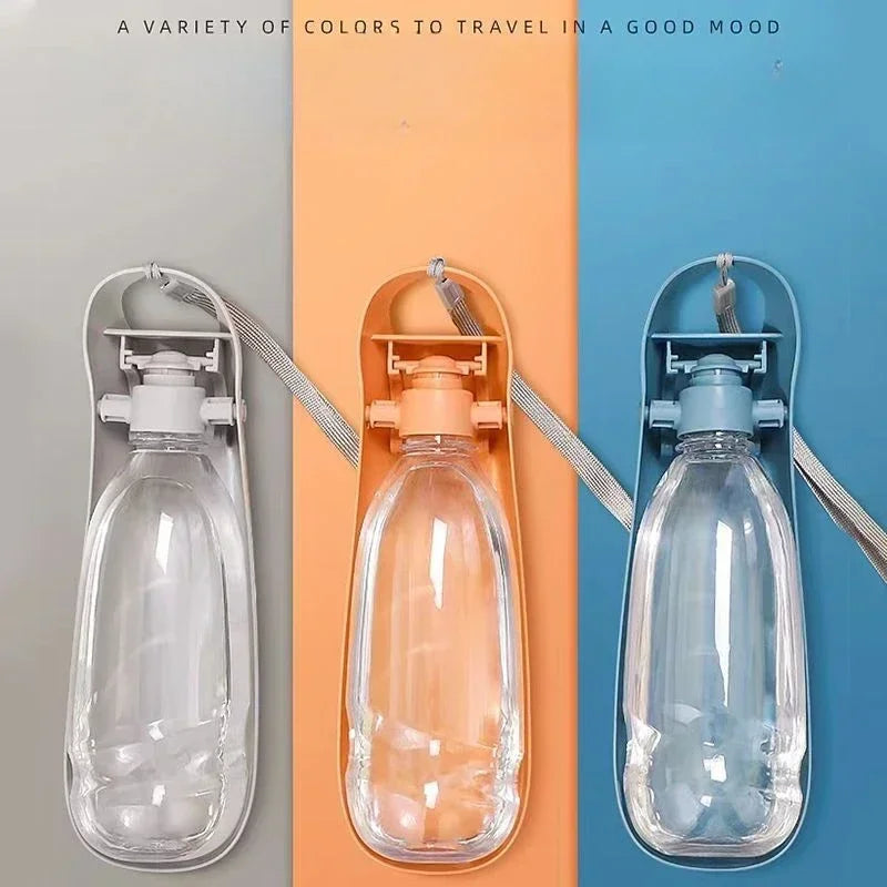 Foldable, Lightweight Dog Water Bottle-Perfect For Walks & Runs
