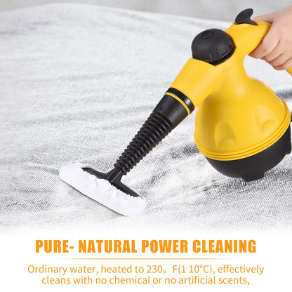 Blast Away Stubborn Stains With Powerful Handheld Cleaner On Curtains, Car Seats & Floors