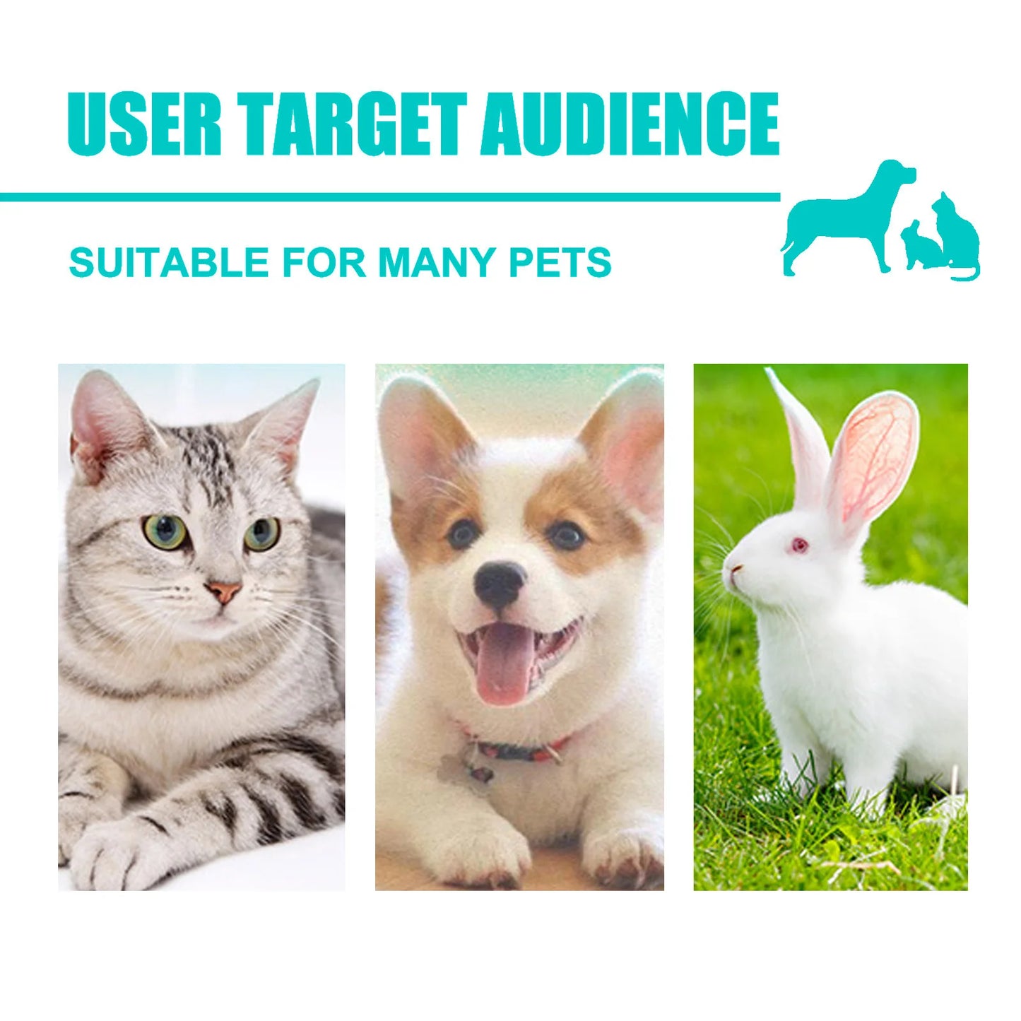 Pet Finger Cleaning Wipes -Eyes Stain, Ears Cleaning, Including Dental Care For Cats & Dogs