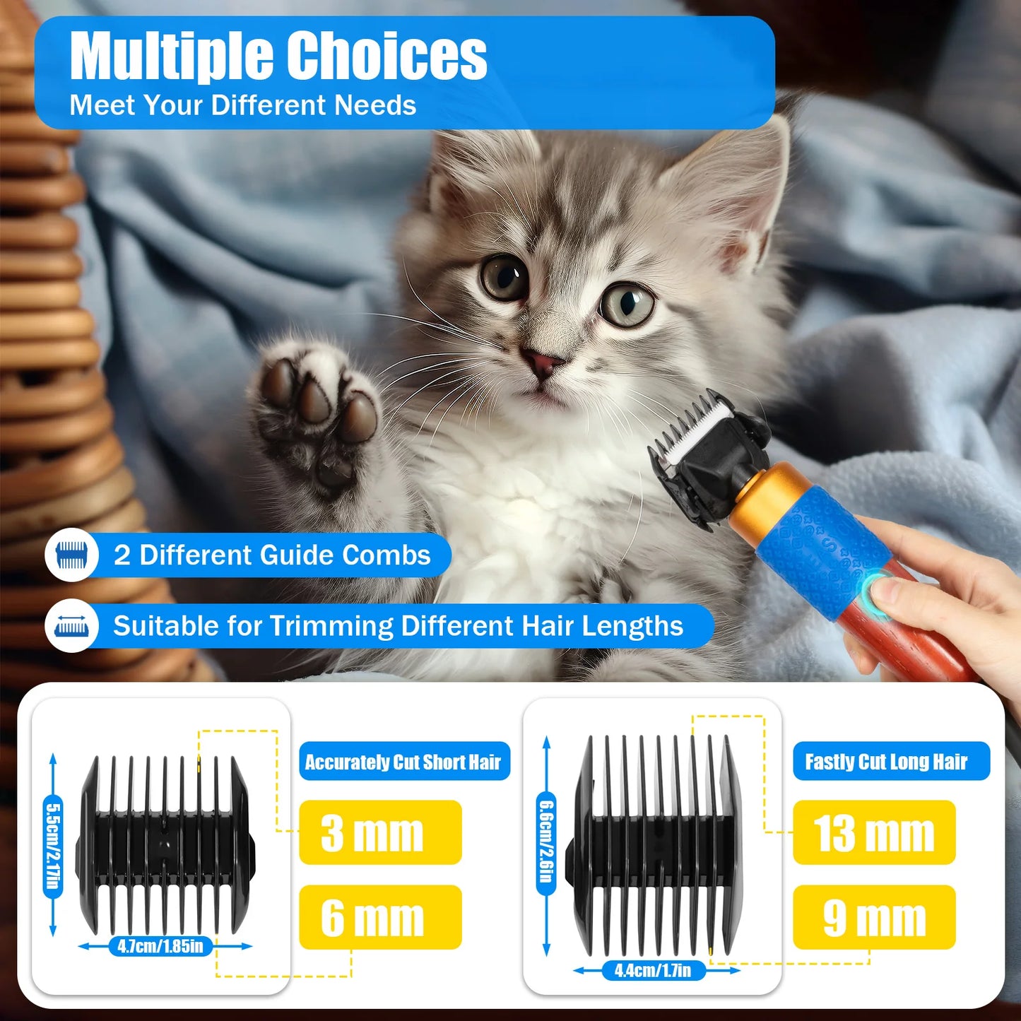 Electric Clipper Grooming for Dogs&Cats