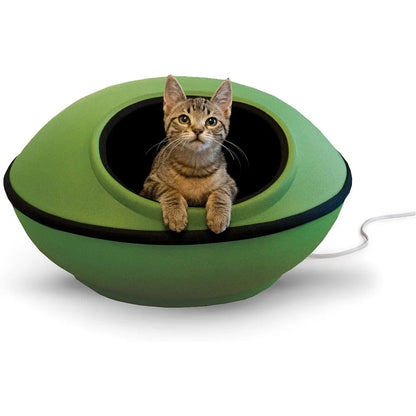 Indoor Heated Cave, Thermal Mat Hideaway for Cat or Small Dog