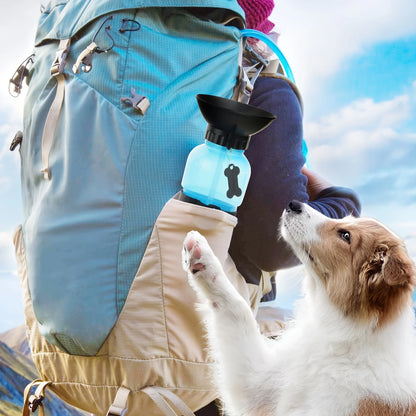 Portable Dog Water Bottle-Press, Sip & Explore