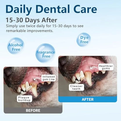 Pet Finger Cleaning Wipes -Eyes Stain, Ears Cleaning, Including Dental Care For Cats & Dogs