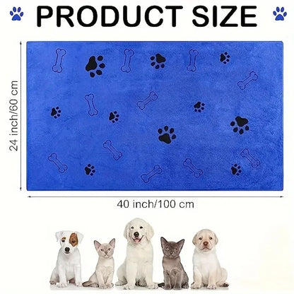 2 Pieces Soft, Absorbent & Quick Dry-The Perfect Pet Towels
