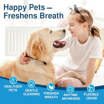 Pet Finger Cleaning Wipes -Eyes Stain, Ears Cleaning, Including Dental Care For Cats & Dogs