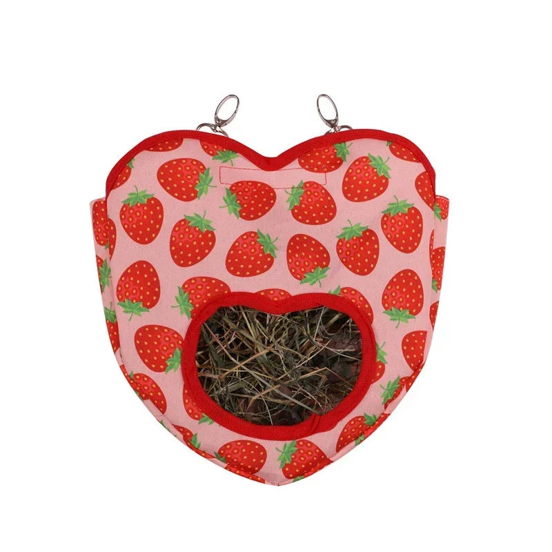Heart-Shaped Feeding Hay Bag For Your Small Pets