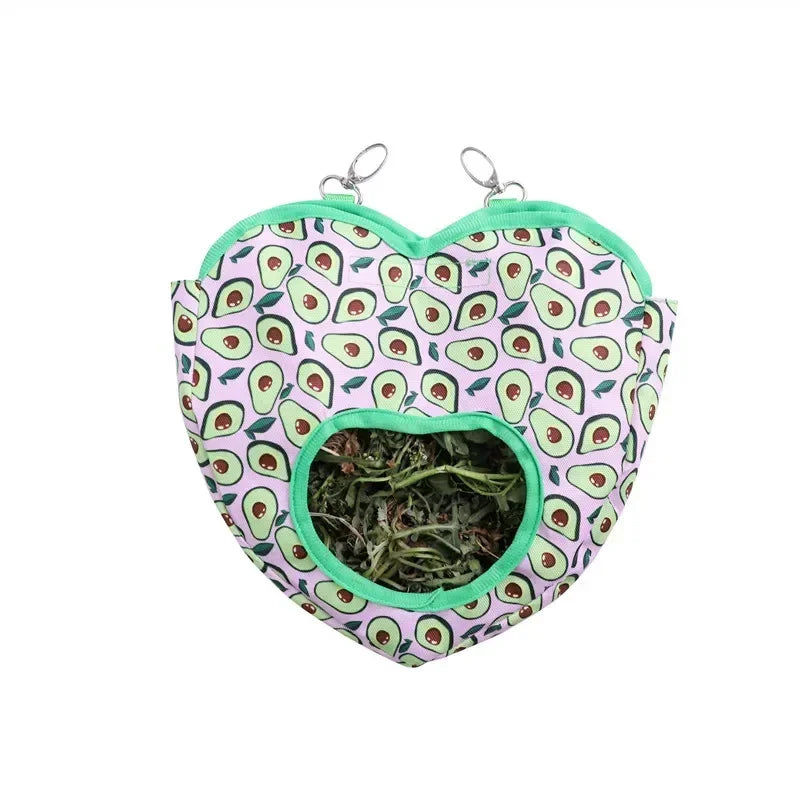 Heart-Shaped Feeding Hay Bag For Your Small Pets