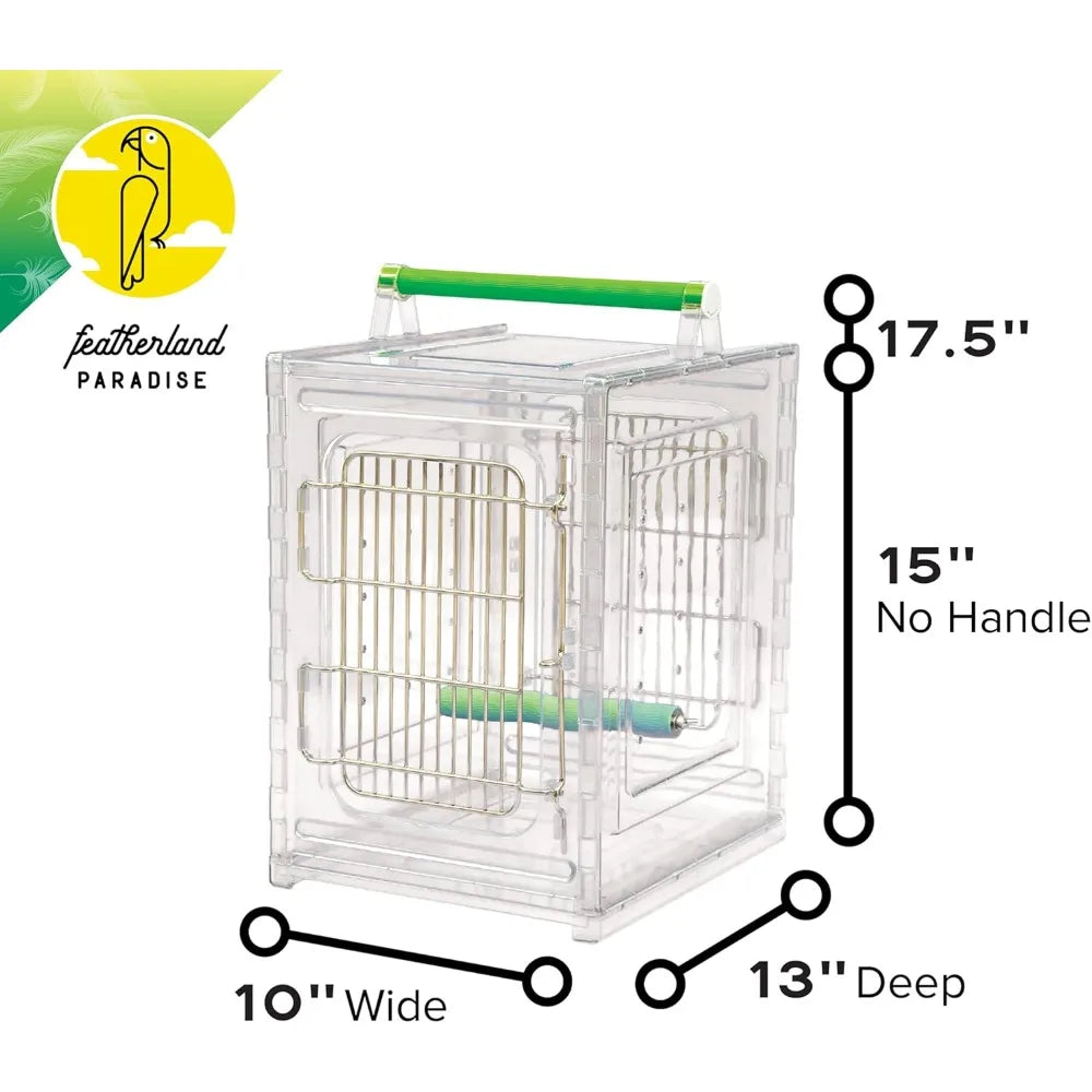 Clear View  Polycarbonate Bird Cage