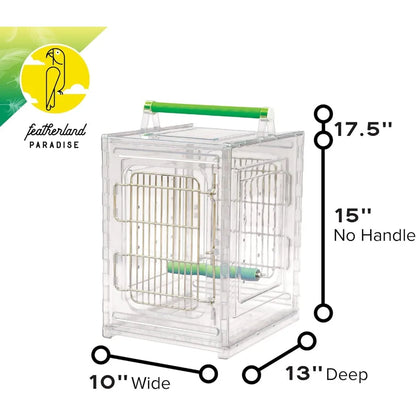 Clear View  Polycarbonate Bird Cage