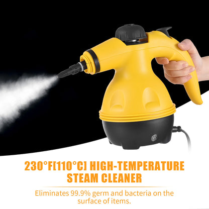 Blast Away Stubborn Stains With Powerful Handheld Cleaner On Curtains, Car Seats & Floors
