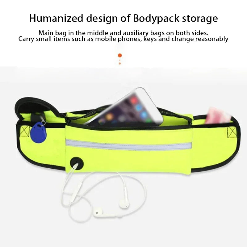 Reflective Hand Free Leash and Waist Bag For Small-Medium Dogs Under 50Lbs