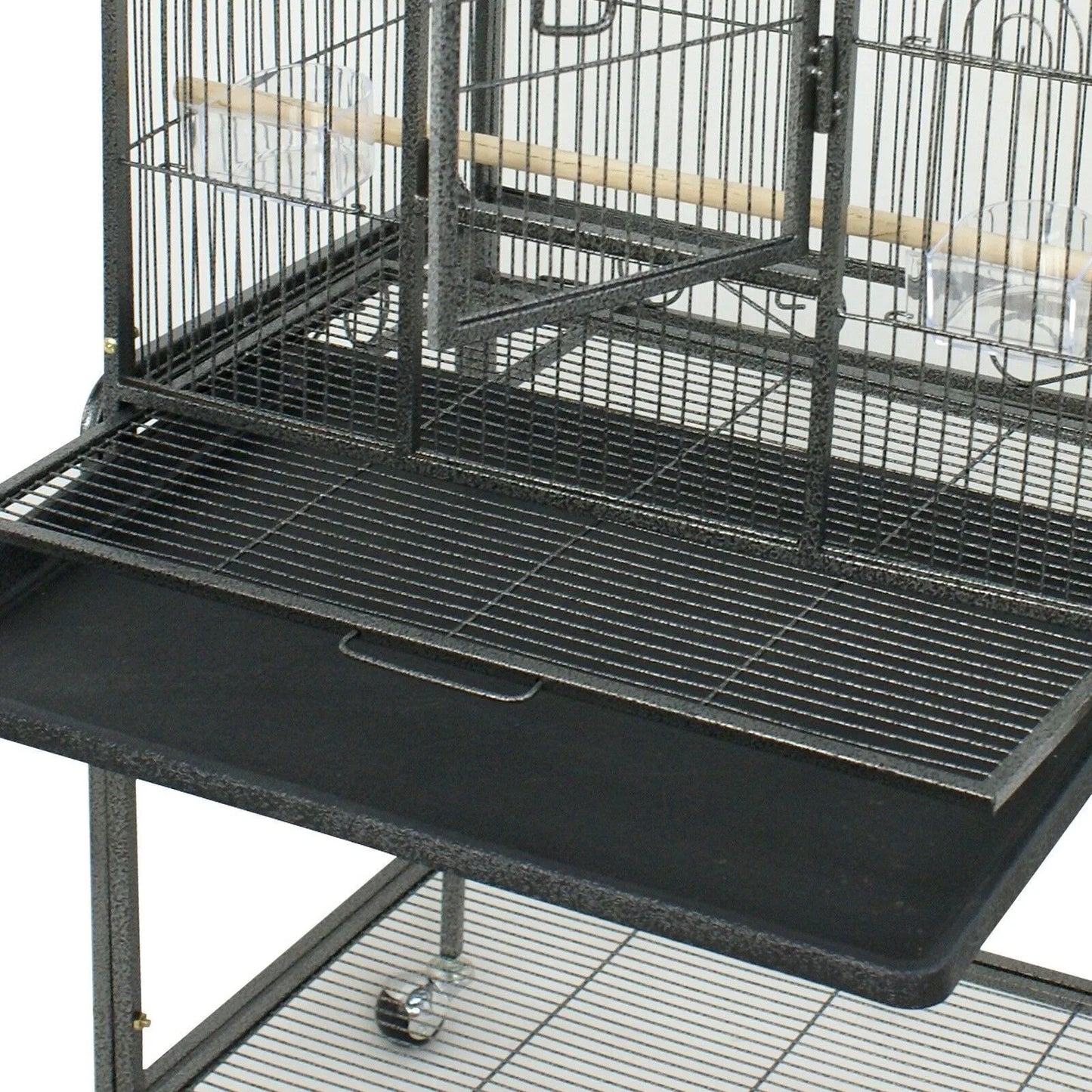 53", 59”, 61", 63", 68" Bird Cage Steel Top play Parrot cages with Rolling Stand