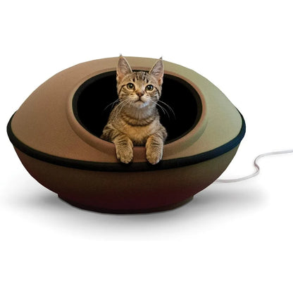 Indoor Heated Cave, Thermal Mat Hideaway for Cat or Small Dog