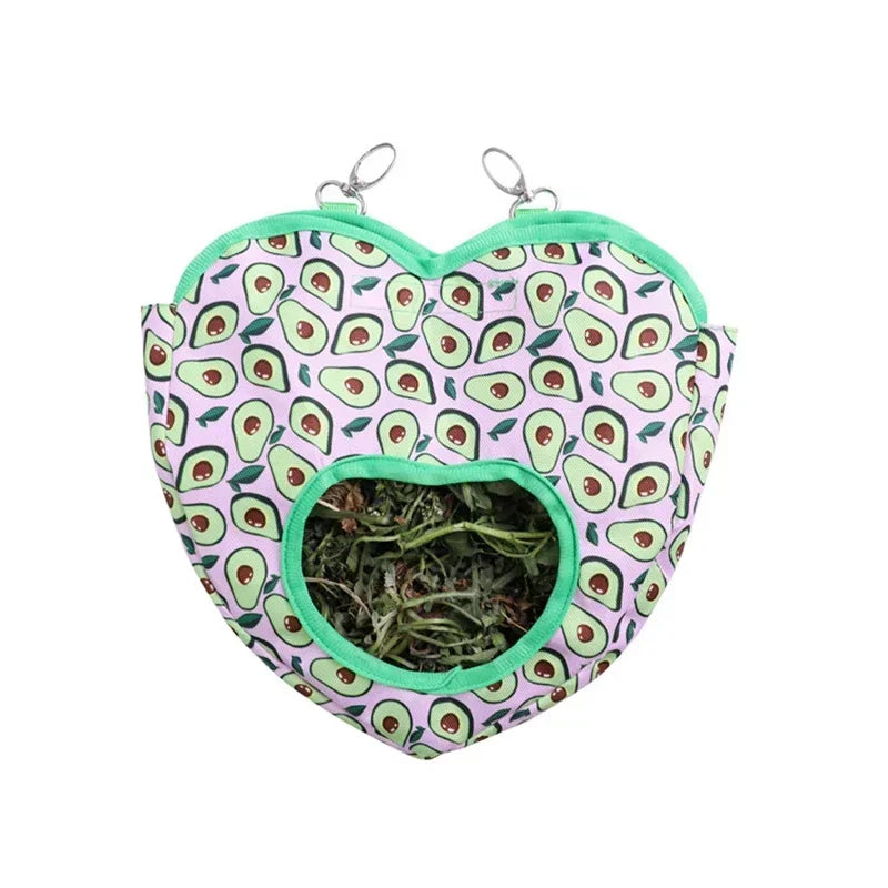 Heart-Shaped Feeding Hay Bag For Your Small Pets